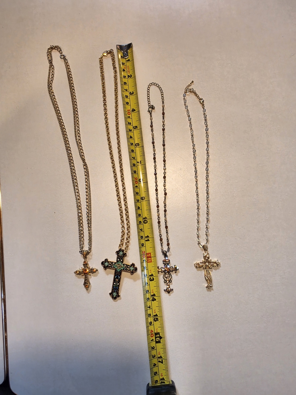 Cross Pendant Necklace - Women's Religious Jewelry - Lot 1